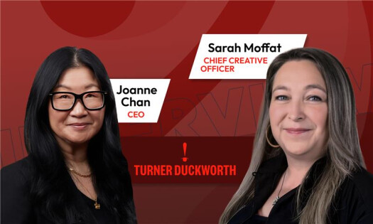 Joanne Chan, CEO of Turner Duckworth, and Sarah Moffat, CCO