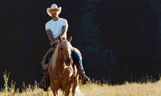 Post Malone on a horse