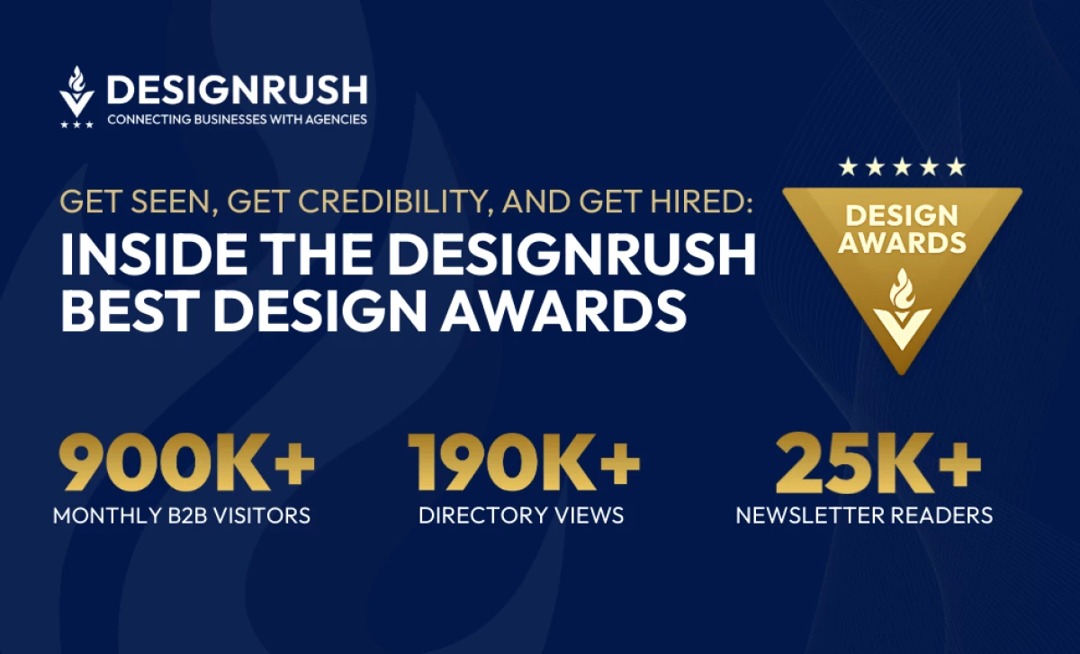 Get Seen, Get Credibility, and Get Hired: Inside the DesignRush Design Awards