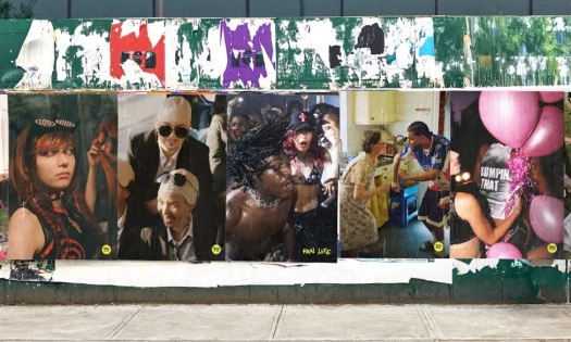 Spotify's 'Fan Life' banner showing many different global artists