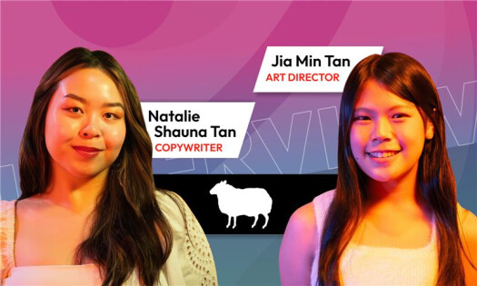 BBH Singapore Copywriter Natalia Shauna Tan and Art Director Jia Min Tan