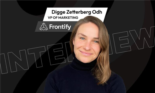 Digge Zetterberg Odh, VP of marketing, at Frontify