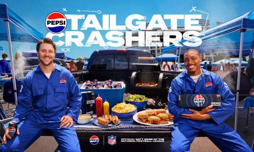 Josh Allen and Justin Jefferson in Pepsi's Tailgate Crashers Campaign