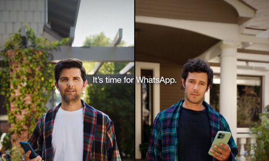 Adam Scott & Adam Brody for WhatsApp