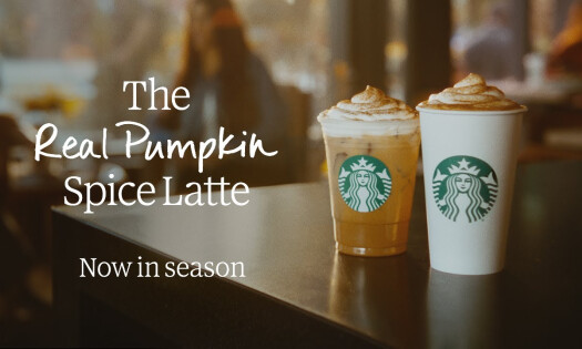 Starbucks' iconic Pumpkin Spice Latte drink