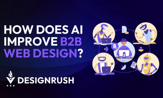 How AI improves B2B web design banner for Bop Design