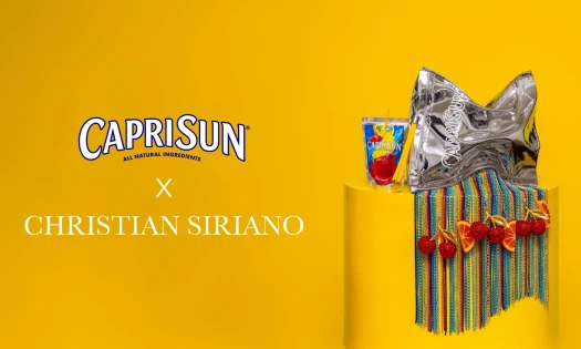 Capri Sun x Christian Siriano 'Pouch Purse' at NYFW