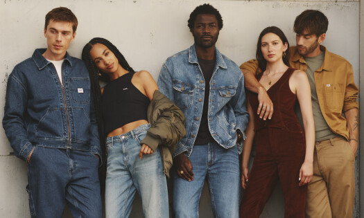 Lee's models rocking the brand's new denim pieces