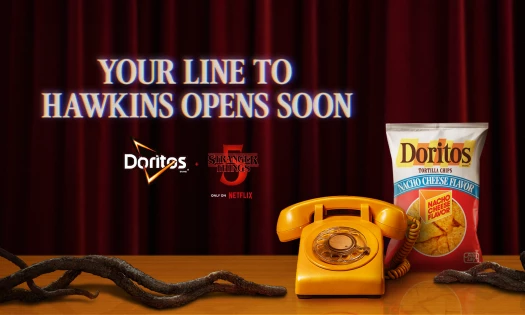 The new Doritos chips in collaboration with Stranger Things