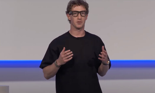 Mark Zuckerberg presenting during Meta's Keynote 2025