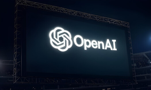 OpenAI on LED Screen