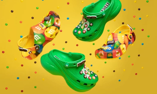 The new M&M's x Crocs collab footwear