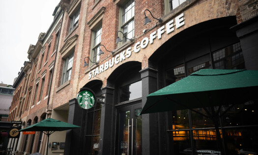 A Starbucks storefront