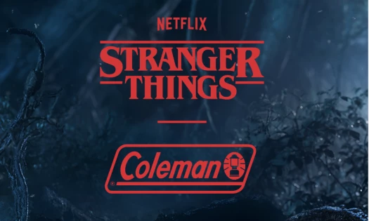 The new Netflix x Coleman collection in the woods