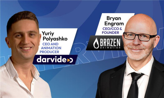 Yuriy Polyashko, CEO and animation producer at Darvideo, and Bryan Engram, CEO/CCO & founder at Brazen Animation