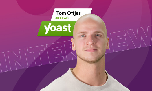 Tom Ottjes, UX lead at Yoast