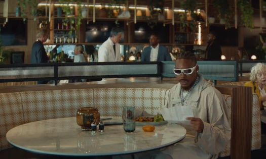 Jayden Daniels in the restaurant