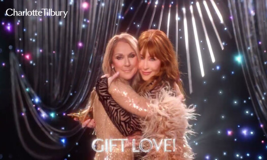 Celine Dion in the new Charlotte Tilbury spot
