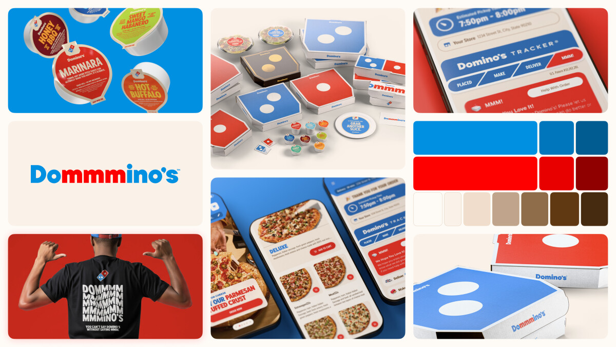 Domino’s Rebrands with Craveable New Look Centered on Its Signature 'Mmm'