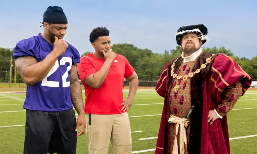 Mahomes, Smith, and "King Henry" in the pitch