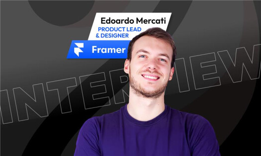 Edoardo Mercati, product lead & designer at Framer