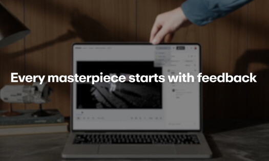The Vimeo platform on a laptop featuring its new AI tools