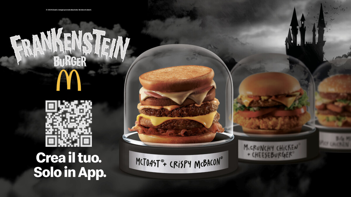 McDonald’s & Leo Italy Cook Up AI-Driven Frankenstein Burger Lab for Halloween