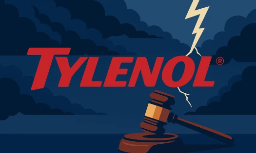 A visual representation of Tylenol's legal challenges