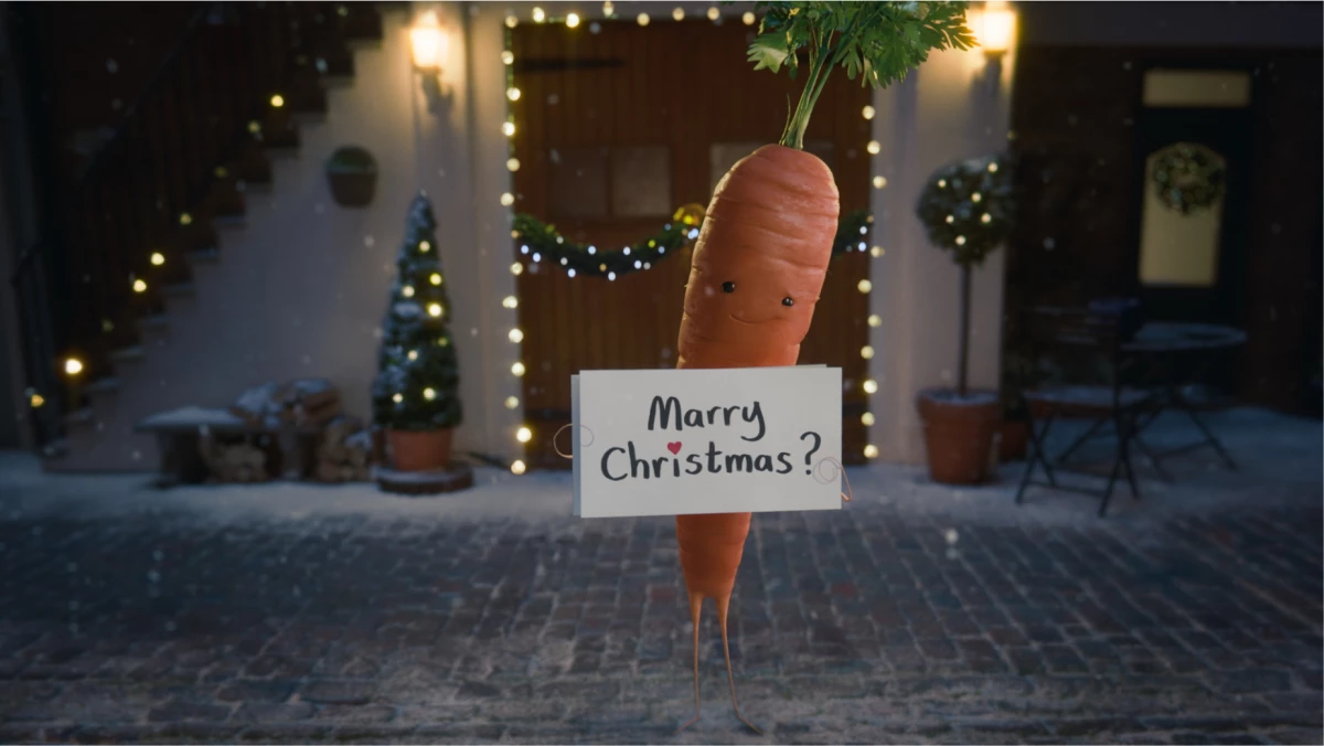 Aldi Celebrates 10 Years of Kevin the Carrot With Holiday Proposal From McCann