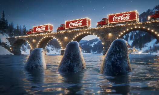 Coca-Cola's holiday truck made with AI