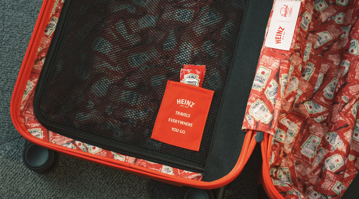 Heinz and Herschel Supply Team Up for Ketchup-Inspired Travel Collab