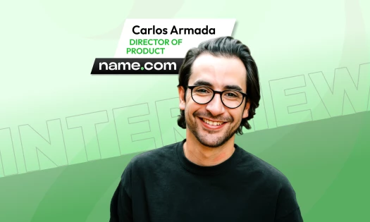 Carlos Armada, director of product at name.com