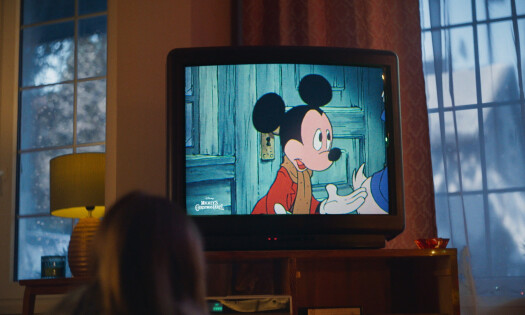 Mickey Mouse on the TV