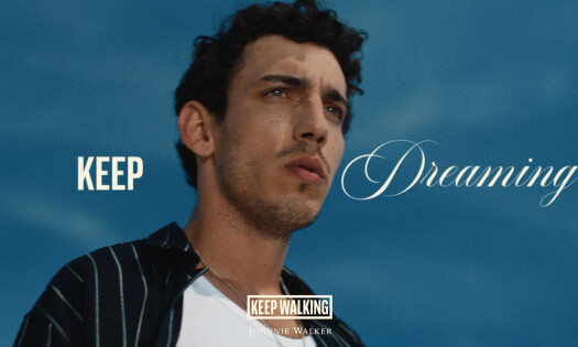 A man looking into the distance