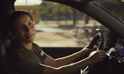 A woman inside a Chevrolet
