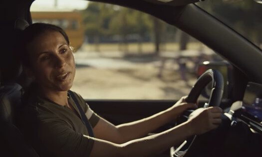 A woman inside a Chevrolet