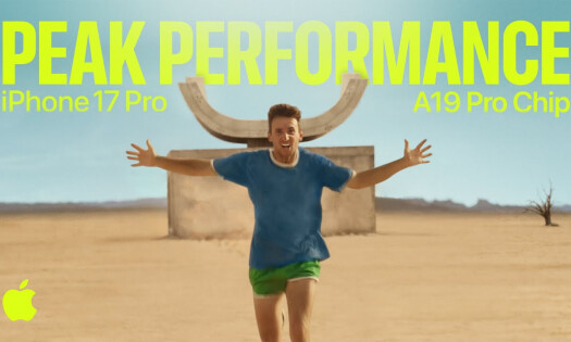 A man running towards the camera