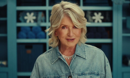 martha stewart in a denim room