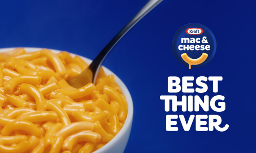 Kraft's Mac and Cheese with the text "Best Thing Ever" written beside it