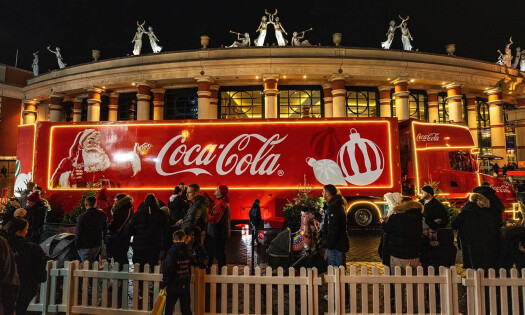 Coca-Cola Christmas Truck in the U.K.