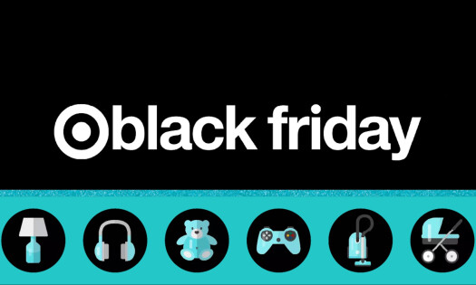 Target's promotional image for Black Friday 2025, showing icons of a lamp, headphones, a teddy bear, a gaming controller, a vaccuum and a stroller