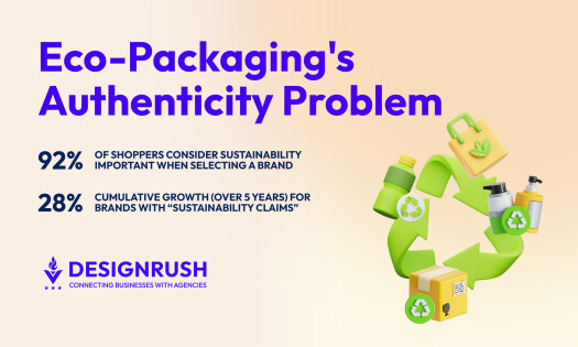 hero image showing sustainable packaging design icons