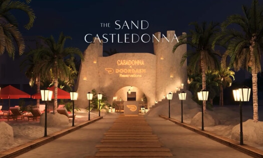 casadonna x doordash pop-up restaurant entrance in Miami