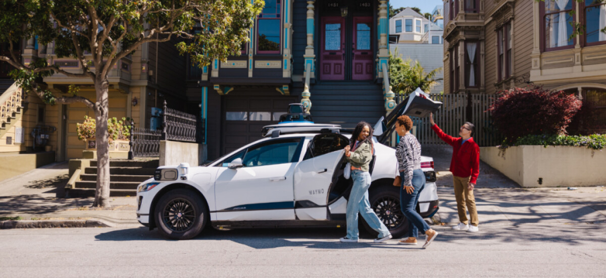 waymo riders in san francisco