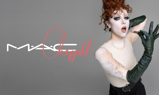 Chappell Roan using MAC Cosmetics