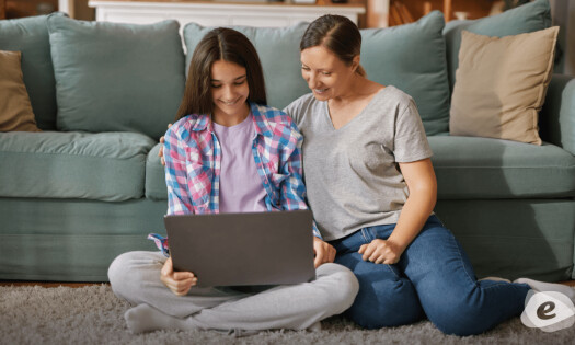 Australian flag with social media icons on a cell phone