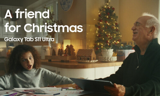 A young girl and her grandfather