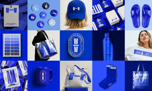 weight watchers poster of clients on a wall