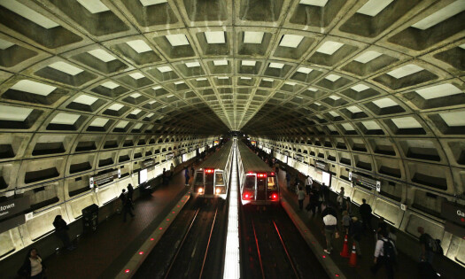 Farragut Metro Station at Washington DC