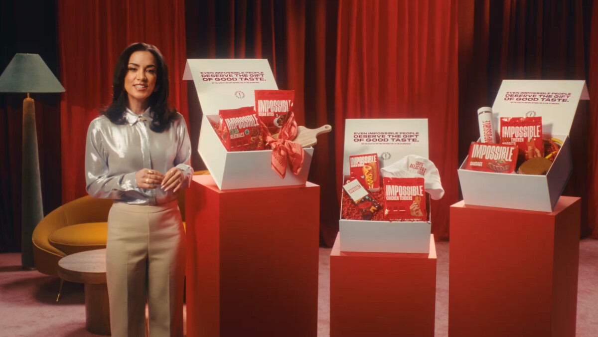 Impossible Foods Turns Holiday Stress Into Plant-Based Gifting in Retro Campaign